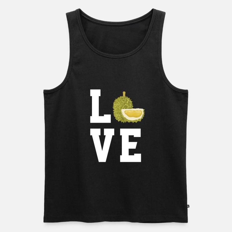Durian - Männer Premium Bio Tank Top - Schwarz