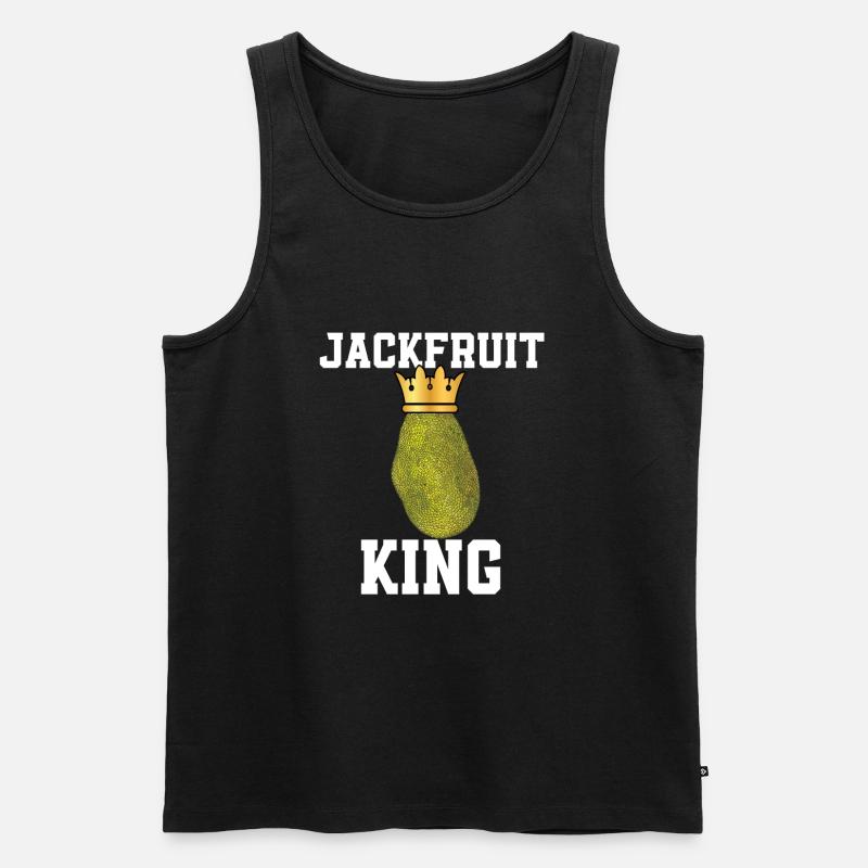 Jackfrucht König - Männer Premium Bio Tank Top - Schwarz