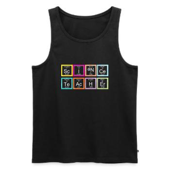 Physik Chemie Biologie Lehrer Lehrerin - Männer Premium Bio Tank Top - Schwarz - Vorne - AI Model Male 178 light (178cm)
