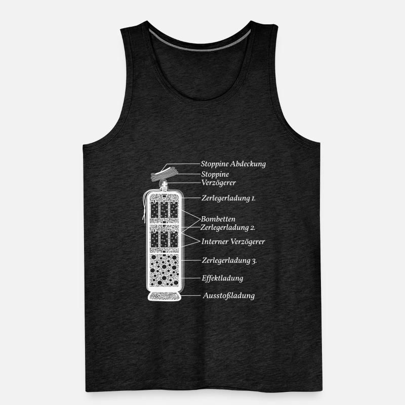 Pyrotechnics Fireworks Function Pyro Men's Premium Organic Tank Top