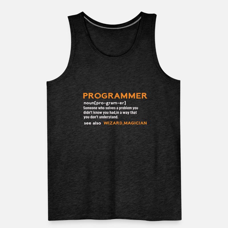 Programmer sind Zauberer Männer Premium Bio Tank Top