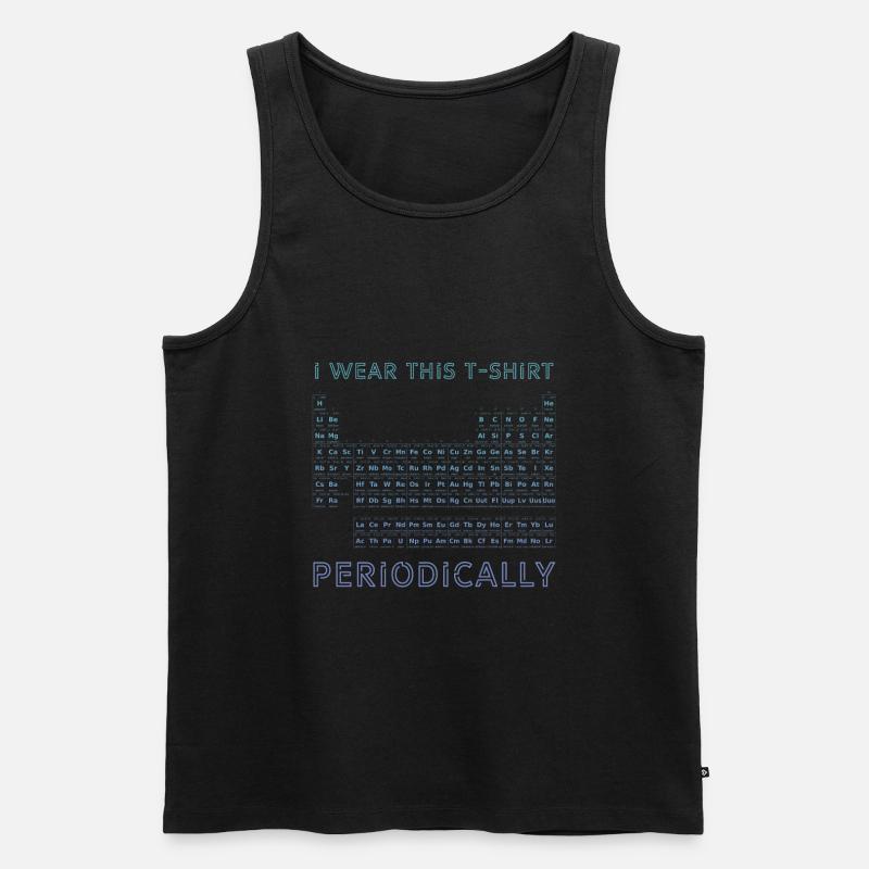Periodensystem - Männer Premium Bio Tank Top - Schwarz