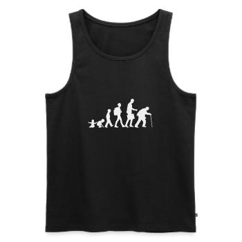Alter - Geburtstag - Geschenkidee - Männer Premium Bio Tank Top - Schwarz - Vorne - Michal (187cm)
