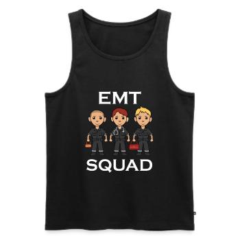Sanitäter Rettungsdienst Team Notfall - Männer Premium Bio Tank Top - Schwarz - Vorne - AI Model Male 178 light (178cm)