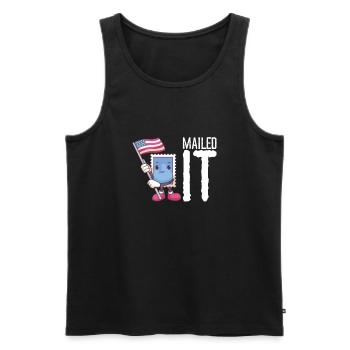 Mailed It Briefträger Postbote lustig - Männer Premium Bio Tank Top - Schwarz - Vorne - AI Model Male 178 light (178cm)