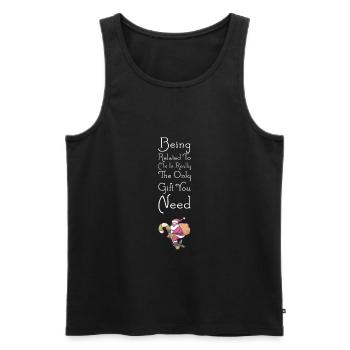 front 57511606848196513 - Männer Premium Bio Tank Top - Schwarz - Vorne - AI Model Male 178 light (178cm)