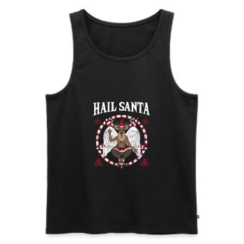 I Pentagramme du diable satanique - Débardeur bio Premium Homme - noir - Devant - Michal (187cm)