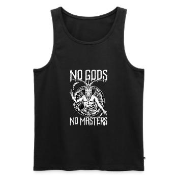 front 36131602099159668 - Männer Premium Bio Tank Top - Schwarz - Vorne - Michal (187cm)