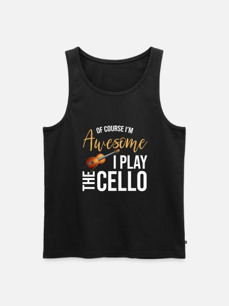 Cello cello - Men's Premium Organic Tank Top - black