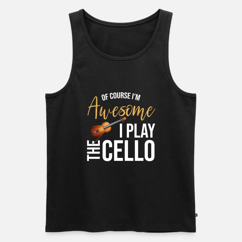 Violoncelle - Débardeur bio Premium Homme - noir