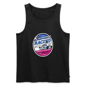GoKart - Karting - Kart - Go Kart - Men's Premium Organic Tank Top - black - Front - AI Model Male 178 light (178cm)