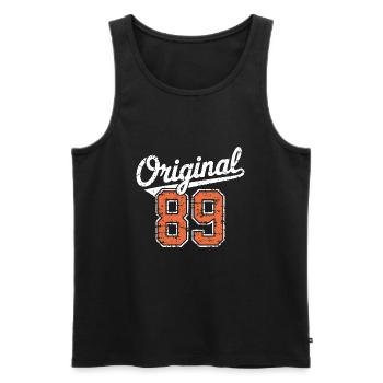 Original 89 - 36 Years Birthday - Men's Premium Organic Tank Top - black - Front - Michal (187cm)