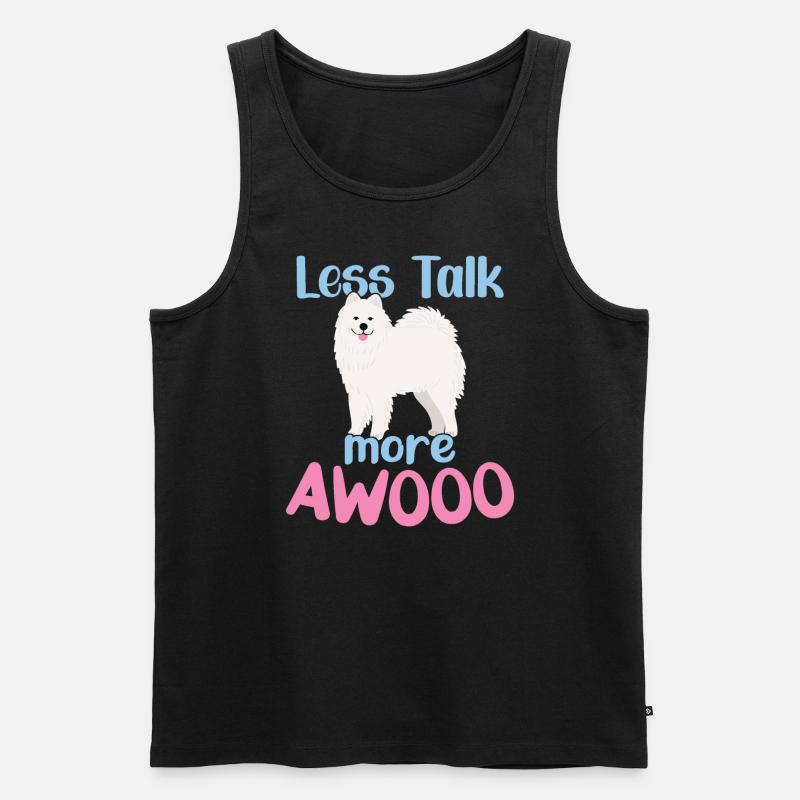 Moins de discussions - Plus d’AWOOO - Débardeur bio Premium Homme - noir