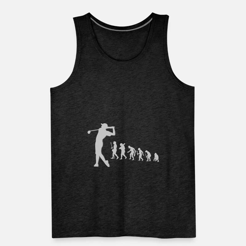 Evolution Golfeur Evolution Evolution Age de Pierre Débardeur bio Premium Homme