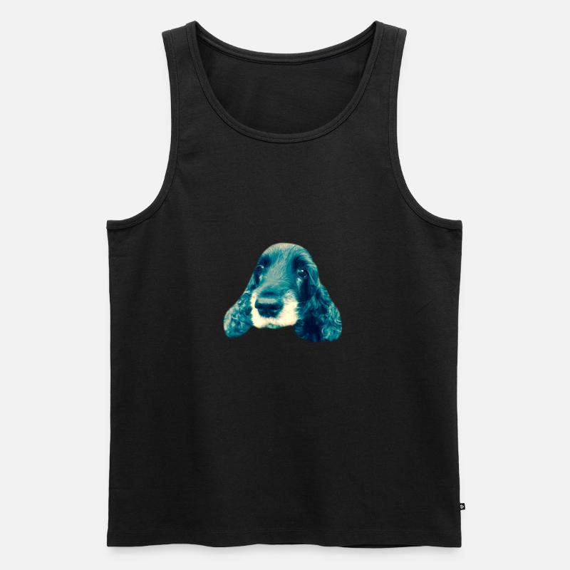 Cocker Spaniel - Männer Premium Bio Tank Top - undefined