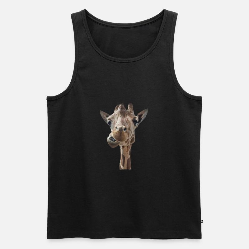 Giraffe - Männer Premium Bio Tank Top - undefined