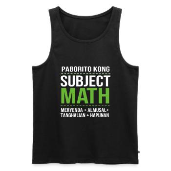 Filipino Philippines - Men's Premium Organic Tank Top - black - Front - AI Model Male 178 light (178cm)