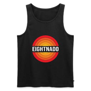 Tornado Birthday Children's Birthday Party - Men's Premium Organic Tank Top - black - Front - Michal (187cm)
