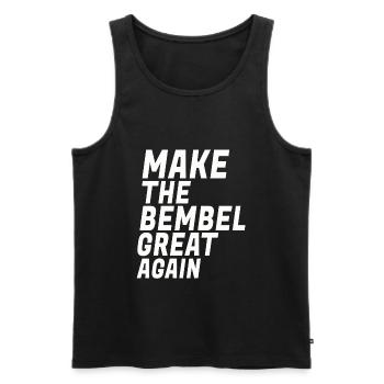 Birthday Hessen Bembel Saying Hessian Gift - Men's Premium Organic Tank Top - black - Front - AI Model Male 178 light (178cm)