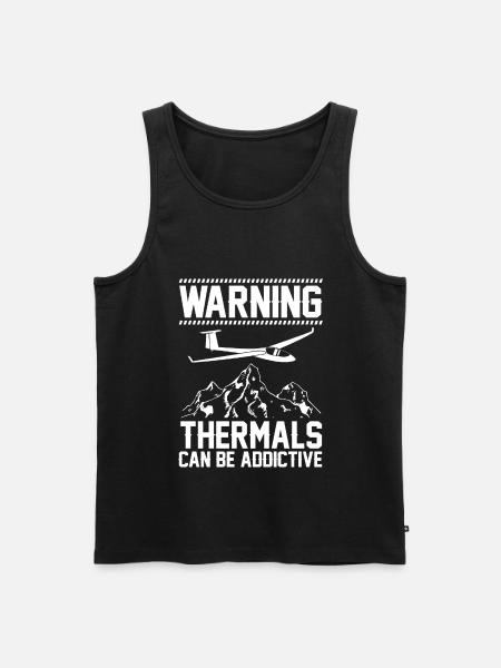 Glider | Gifts Gliding Pilot Aviation - Men's Premium Organic Tank Top - black