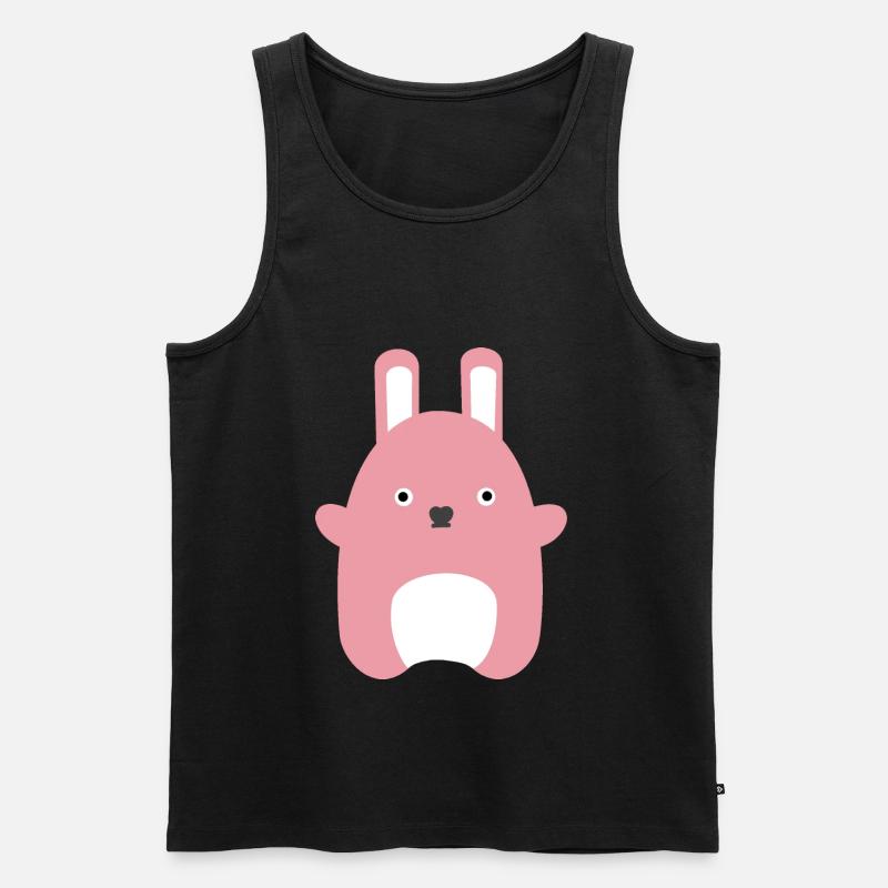 Kuscheltier Niedlich Süß - Männer Premium Bio Tank Top - Schwarz