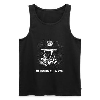 Raumfahrer Astronaut Kosmonaut Geschenk - Männer Premium Bio Tank Top - Schwarz - Vorne - Michal (187cm)