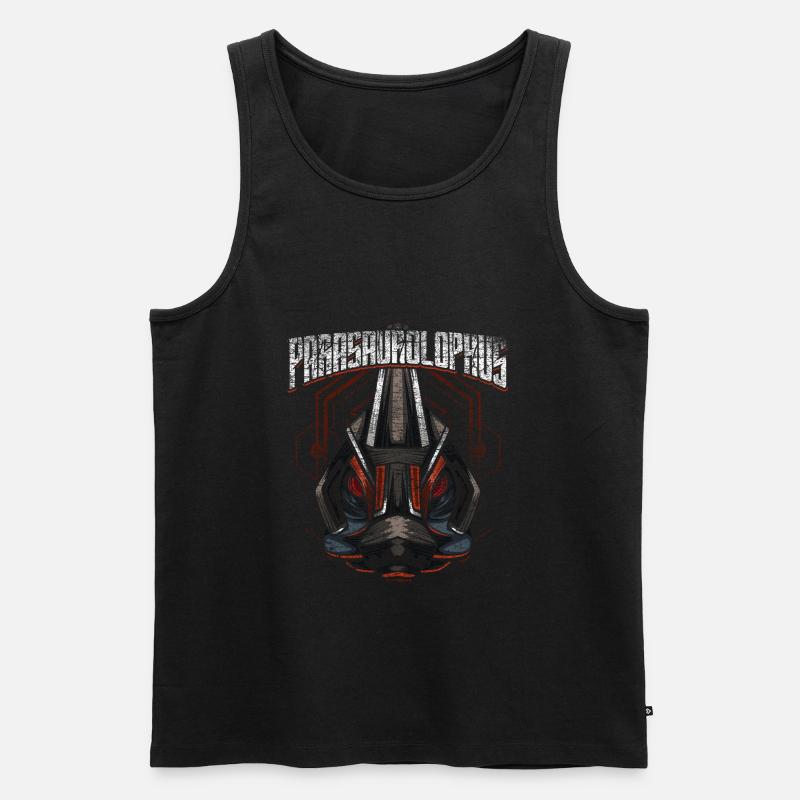 Robot Dino - Débardeur bio Premium Homme - noir