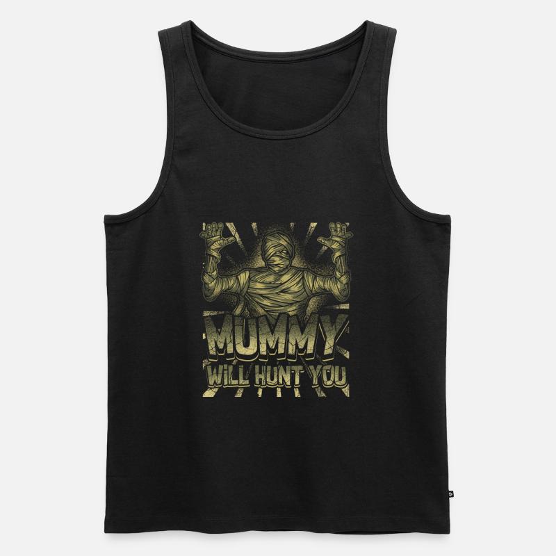Mumien - Männer Premium Bio Tank Top - Schwarz