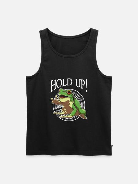Frosch - Männer Premium Bio Tank Top - Schwarz