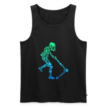 Stunt Scooter Scooter Pedal Scooter Kids Boys - Men's Premium Organic Tank Top - black - Front - AI Model Male 178 light (178cm)