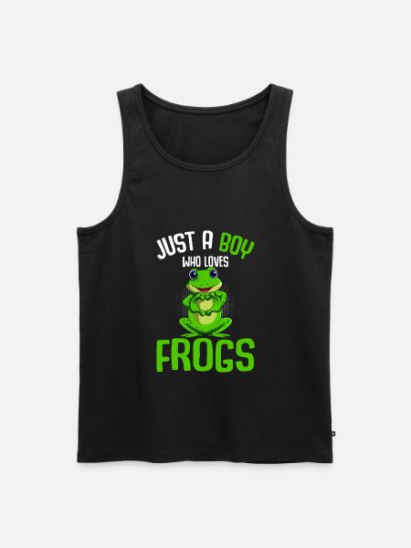 Frog Young Pet Frogs - Men's Premium Organic Tank Top - black