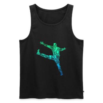 Handball Goalkeeper Handball Children Boys - Men's Premium Organic Tank Top - black - Front - AI Model Male 178 light (178cm)