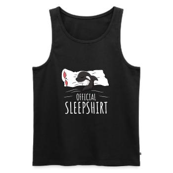 Orca Wal Schlafshirt - Männer Premium Bio Tank Top - Schwarz - Vorne - AI Model Male 178 light (178cm)