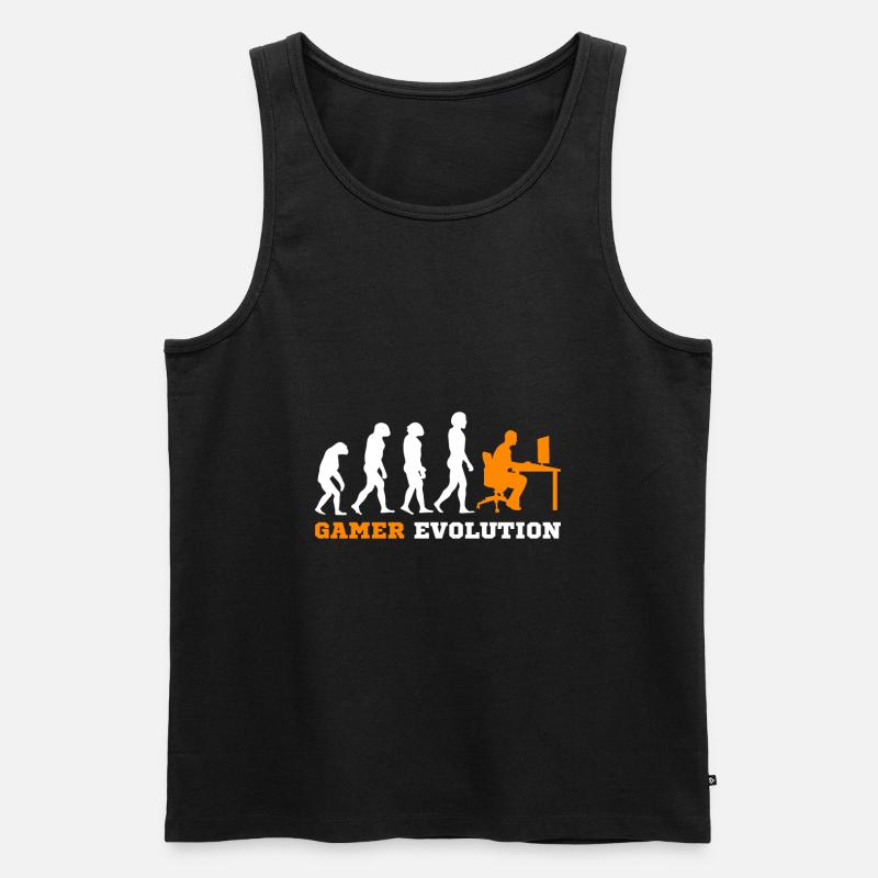 Evolution gamers - Men's Premium Organic Tank Top - black