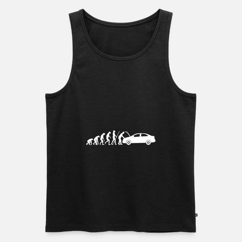Atelier d'évolution mécanique automobile - Débardeur bio Premium Homme - noir