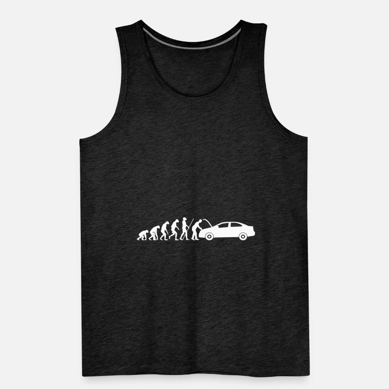 Auto mechanic evolution workshop Men's Premium Organic Tank Top