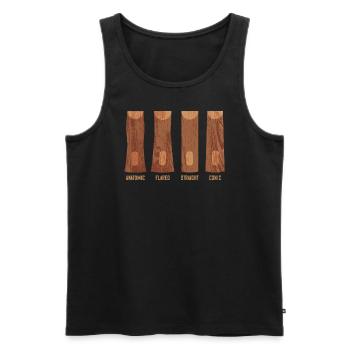 Table Tennis Racket Grip Types Table Tennis - Men's Premium Organic Tank Top - black - Front - Michal (187cm)