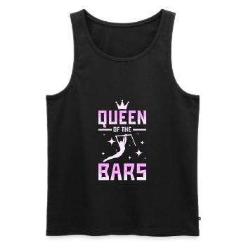 Reine de la gymnastique des bars - Débardeur bio Premium Homme - noir - Devant - Michal (187cm)