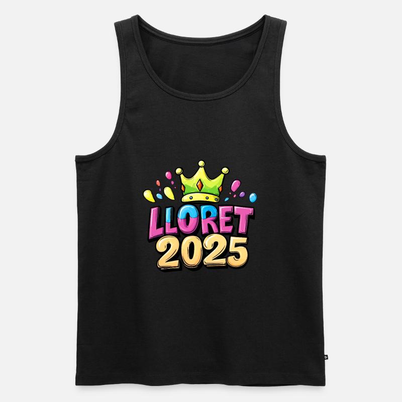 Lloret De Mar 2025 - Männer Premium Bio Tank Top - Schwarz