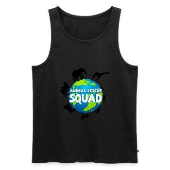 Animal Shelter Animal Rescue Squad Animal Welfare - Men's Premium Organic Tank Top - black - Front - Michal (187cm)