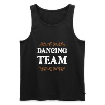 Dancing Crew - Männer Premium Bio Tank Top - Schwarz - Vorne - Michal (187cm)