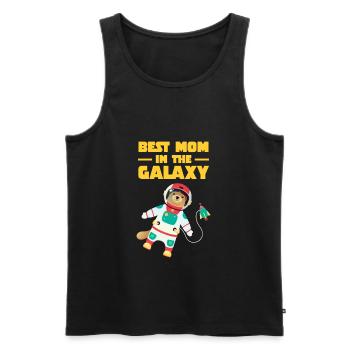 Best Mom In The Galaxy - Otter - Men's Premium Organic Tank Top - black - Front - Michal (187cm)