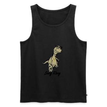 Sexy Rexy - Débardeur bio Premium Homme - noir - Devant - AI Model Male 178 light (178cm)
