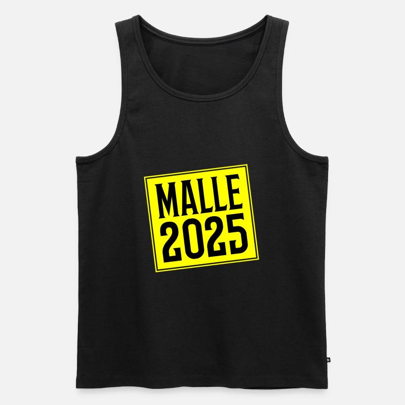 Malle 2025 - Männer Premium Bio Tank Top - Schwarz