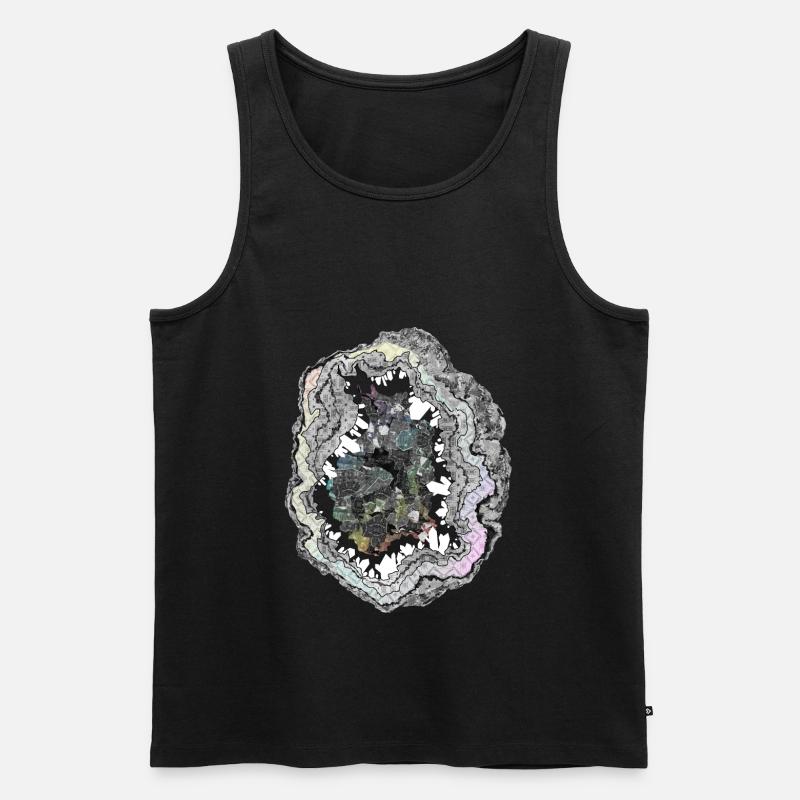Druse - Männer Premium Bio Tank Top - Schwarz