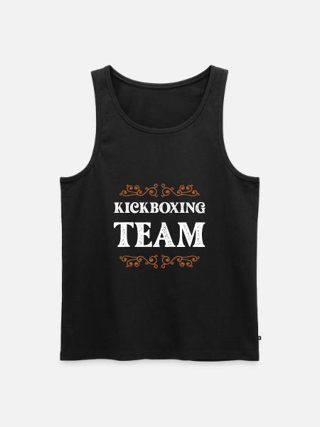 Kickboxing Crew - Men's Premium Organic Tank Top - black