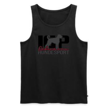 DOBERMANN IGP Hundesport Hunde Hund Wilsigns - Männer Premium Bio Tank Top - Schwarz - Vorne - Michal (187cm)