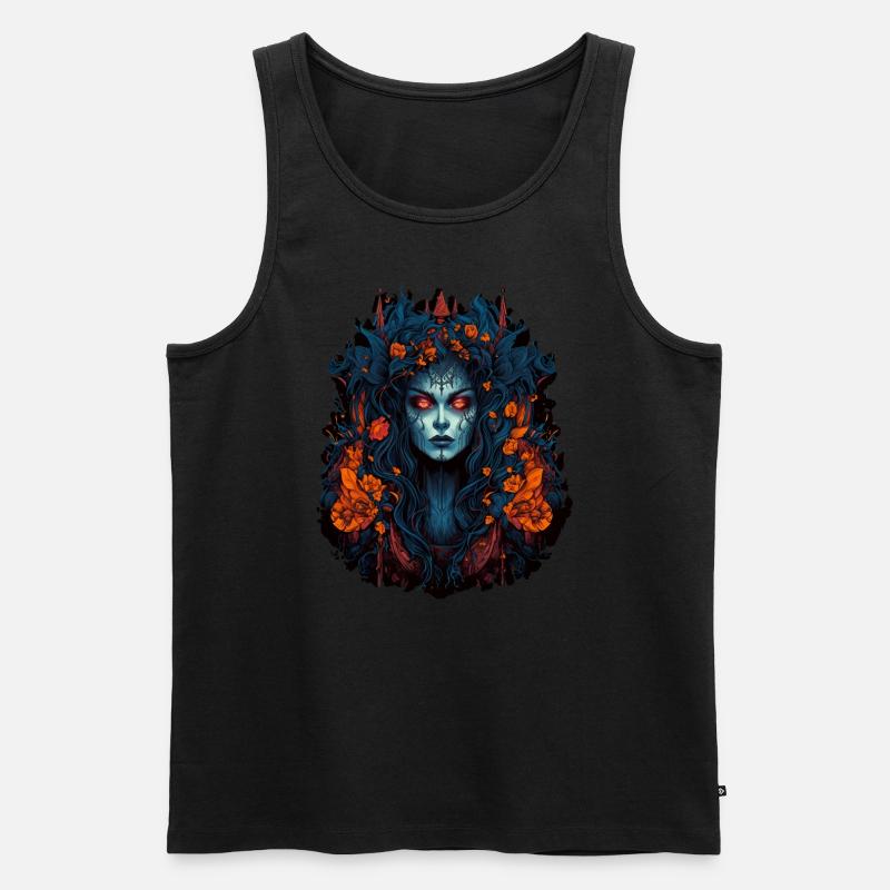 Gothic Vampir Queen - Männer Premium Bio Tank Top - Schwarz