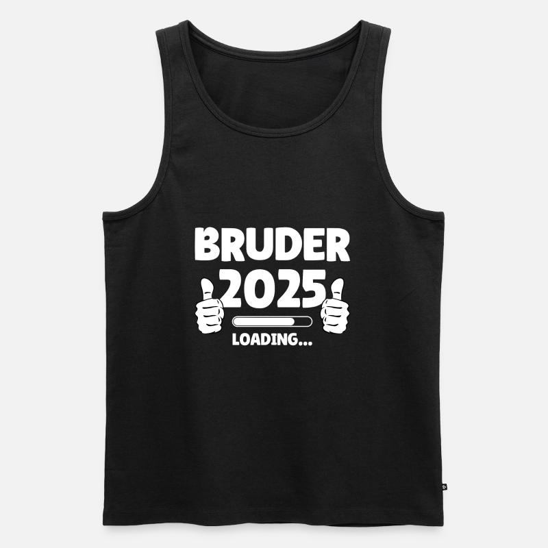 Bruder 2025 Loading - Men's Premium Organic Tank Top - black