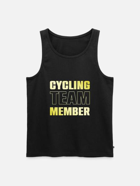 Cycling Team - Men's Premium Organic Tank Top - black